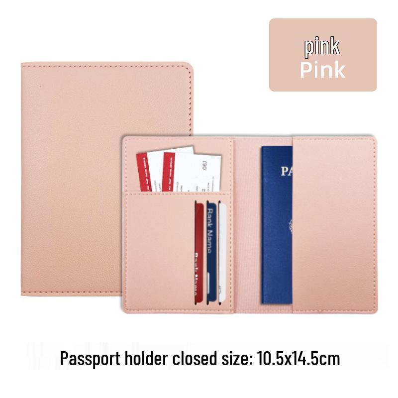 Multi-Card Slot Leather Passport Protection Book: PU Leather Multi-Functional Travel Passport Holder