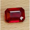 Ruby Red & Stud Natural 30-32 Ct Emerald Cut Stunning Certified Loose Gemstone