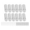 12Pcs Standoff Screw Stainless Steel 19x70mm Wall Mount Advertising Fastener Set Kit