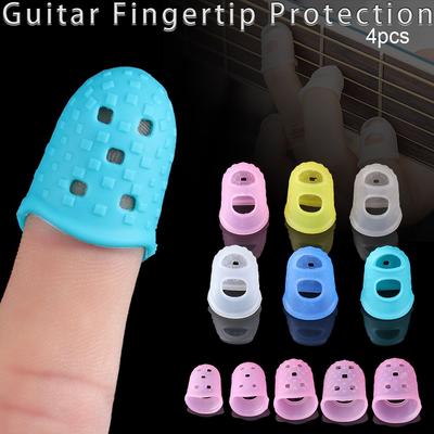 Protection des doigts pour guitare Accessoires de presse pour guitares Protège-doigts Doigtier pour ukulélé
