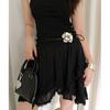 Cintura Floreale Bohemienne da Donna con Stile Etnico Vintage Accessorio in Pelle PU
