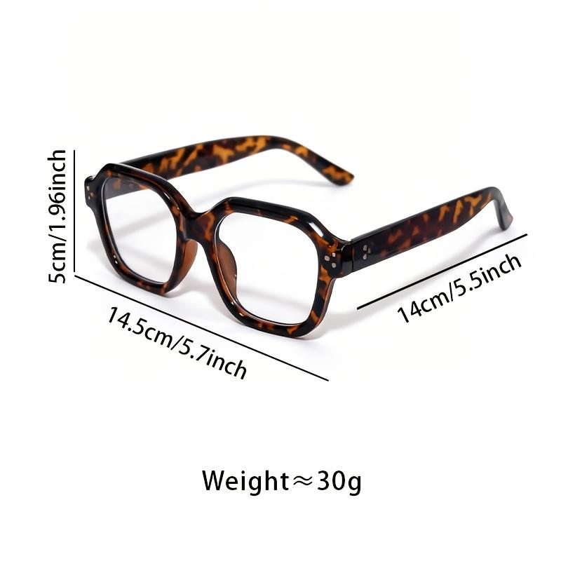 Retro Anti Blue Light Glasses Frame Women Oversized Men Trendy Fashionable Eyeglasses Classic Korean Spectacles
