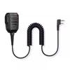 M6 Handheld Microphone for Walkie-Talkie: Compatible with Baofeng Quansheng UV-K6 UV5R, Shoulder Mic for K/M Head Station.