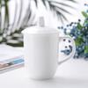 UOSO Jingdezhen Ceramic Tea & Water Cup with Lid