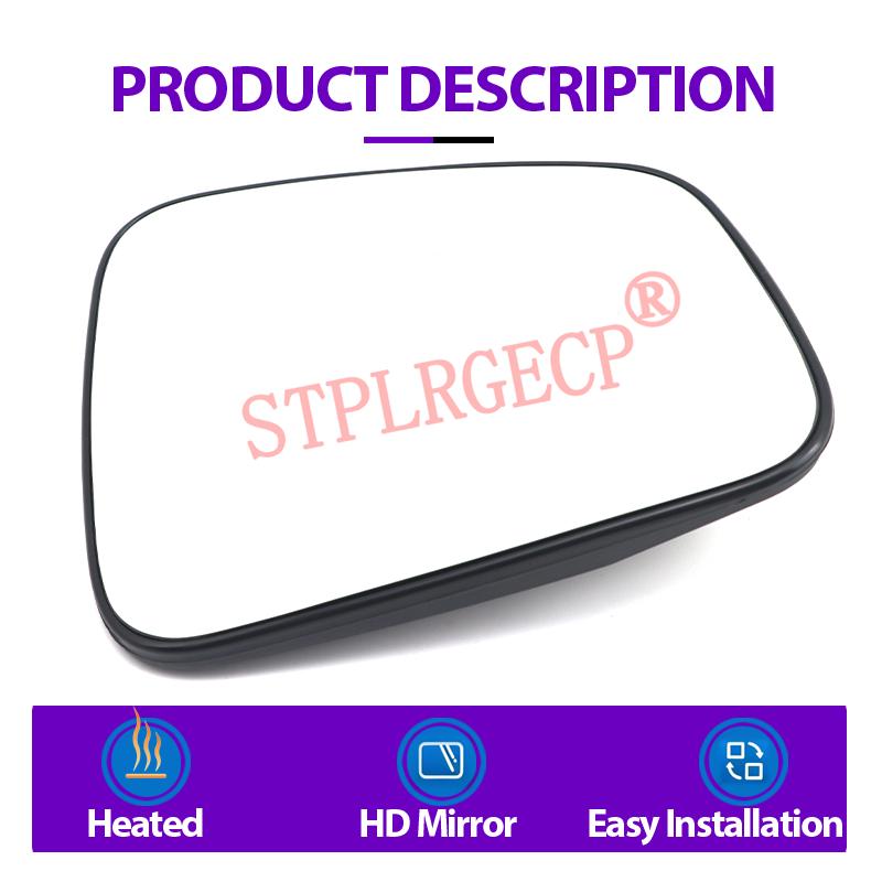 For Chevrolet Trax 13-19 Opel Mokka B 12-16 Left or Right Door Side Wing Clear Mirror Glass Heated Rear View Replacement
