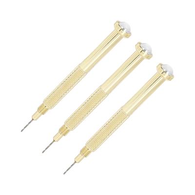 3 Stück Nail Art Piercing Werkzeug Präzises Bohren Legierung Manuelles Nagelpiercing Werkzeug für Spitzen