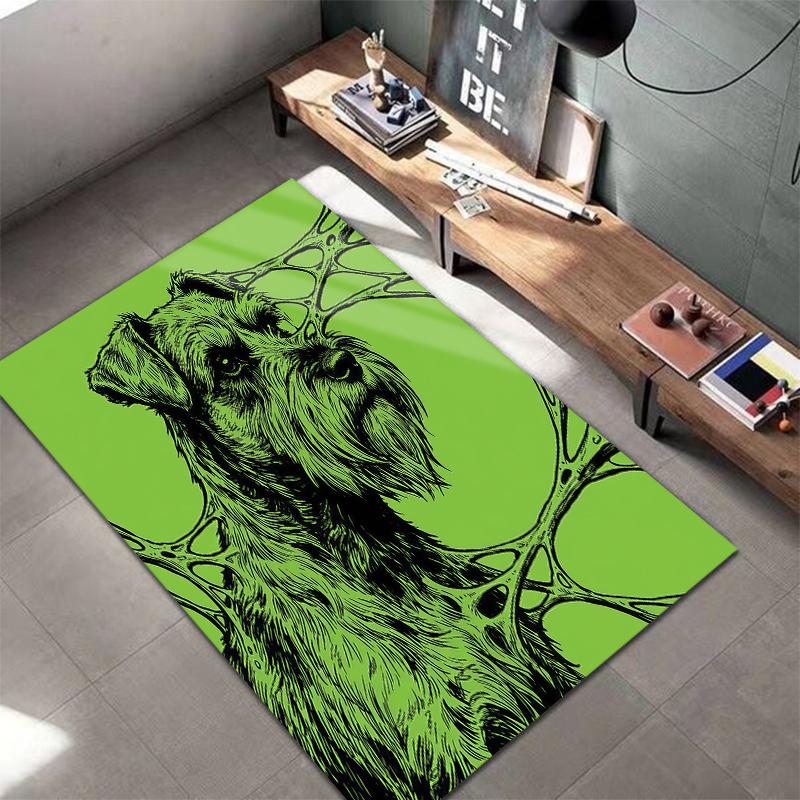 Green mucus animal Pattern Square Carpet,Area Rug,Carpet Rug for Living Room Bedroom Sofa Playroom Decor,Non-slip Floor Mat,Holiday Birthday Gifts