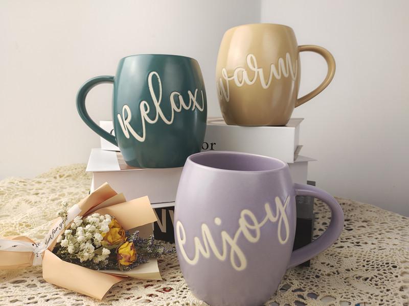 Unique and Creative Retro Style Ceramic Mugs Coffee Cups and Tea Mugs for Home Use