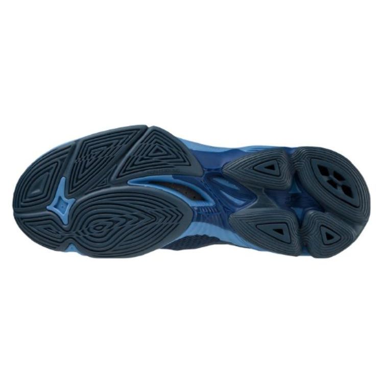 Mizuno Wave Lightning Z7 Comfortable Shock Absorption Non-Slip Durable Breathable Low-Top Training Shoes Unisex Sneakers Navy-Blue V1GA220021