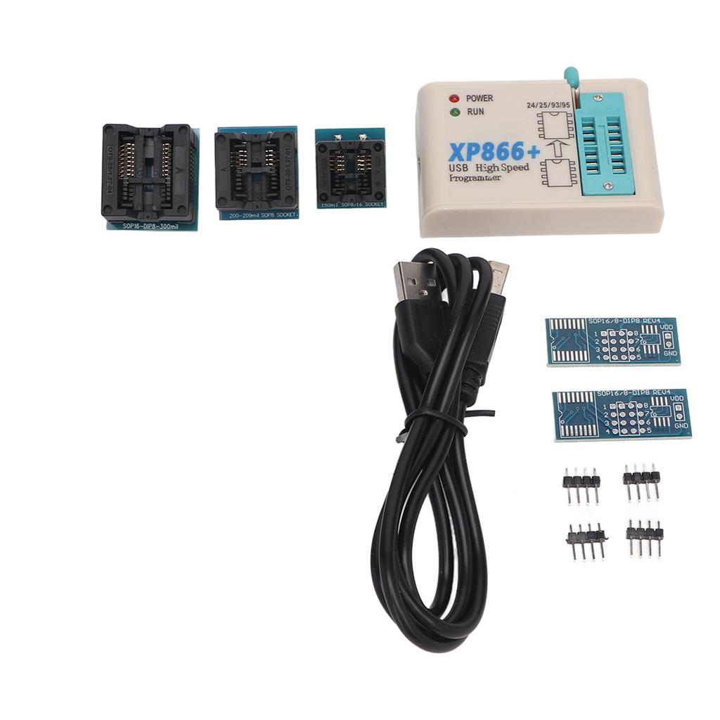 USB SPI Programmer 5 Tested Base High Speed 24 25 93 Bios XP866 Programmer for Memory Chip Software Firmware