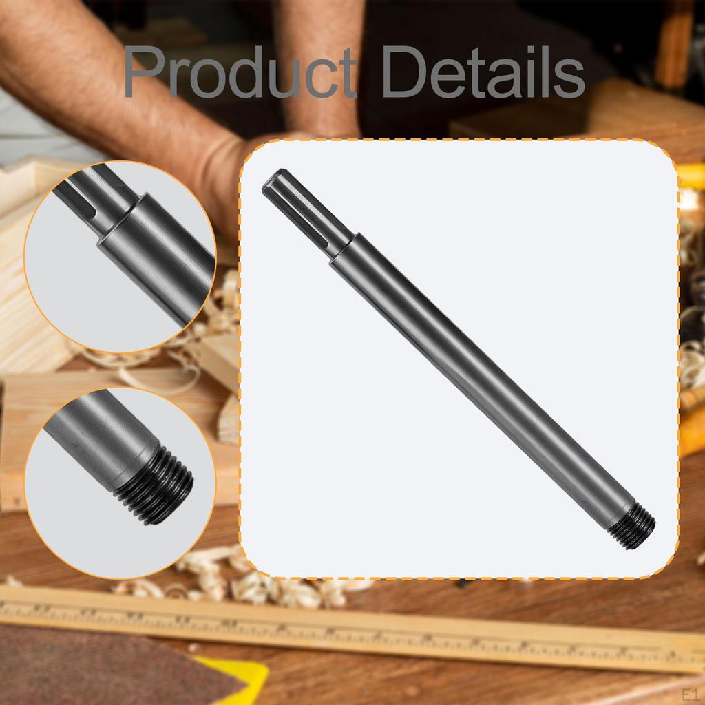 Drill Bit Extend ,Double Screw Fixed ,Woodworking ,Reusable ,Thickened Steel Extension Set for