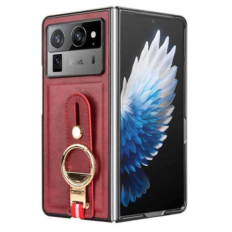 Handyhülle für Tecno Phantom V Fold2/Phantom V Fold mit Handschlaufe, stoßfeste Stoßstange, Schutzhülle