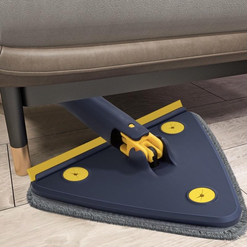 Adjustable Triangle Mop Set, 360-Degree Rotation, Suitable For a Variety Of Household Cleaning And Can Be Used On Walls And Glass Surfaces