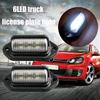 2Pcs Waterproof LED License Plate Light Universal Traffic Light Tail Lamp  Truck RV Trailer