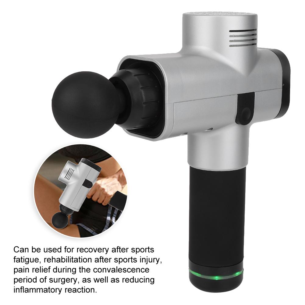 Multifunctional Fascia Massage Gun Deep Muscle Relax Therapy Massager (US Plug 110-240v)