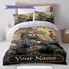 Name Custom Johnny Depp Pattern Bedding Set Quilt Cover Pillowcase Home Decor Gift (1 * Duvet Cover + 2 * Pillowcase, Without Core)