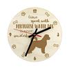 Portuguese Water Dog, Portie, PWD, Water Dog - Clock with Dog, Wooden Clock with Engraving, Personalised Clock by