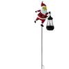 Solar Christmas Santa Claus Stake Light,Christmas Decoration,Garden Stake Light Outdoor for Holiday Outside Driveway Decoration