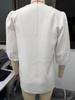 2026 Women's Summer Square Neck Lace Patchwork Cotton Linen Top
