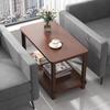 Sofa Side Coffee Table: Elegant High-End Rectangular or Square Design