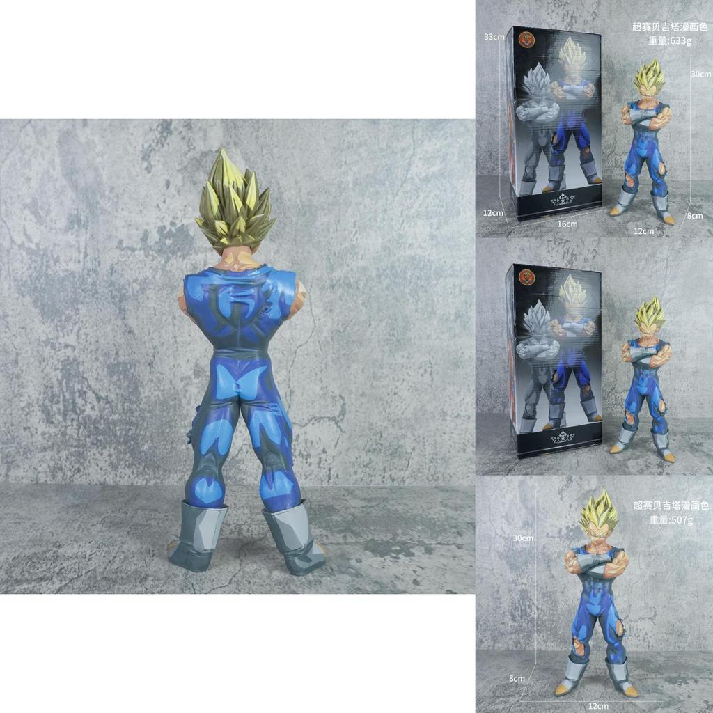 Dragon Ball Super Saiyan Vegeta Pvc Figure With Display Stand For Collectors