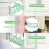 11Pcs Geometric Drawings Templates Measuring Drafting Stencils Measuring Tools Building Geometric Kit for Office School
