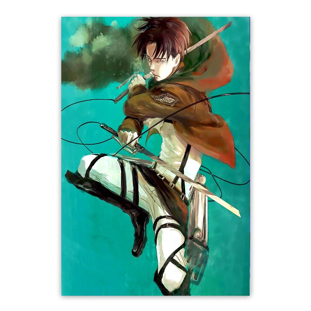 5d Diy Levi Ackerman Diamond Painting Attacking Giant Mosaic Handmade Animation Cross Stitch Full Circle Diamond Embroidery