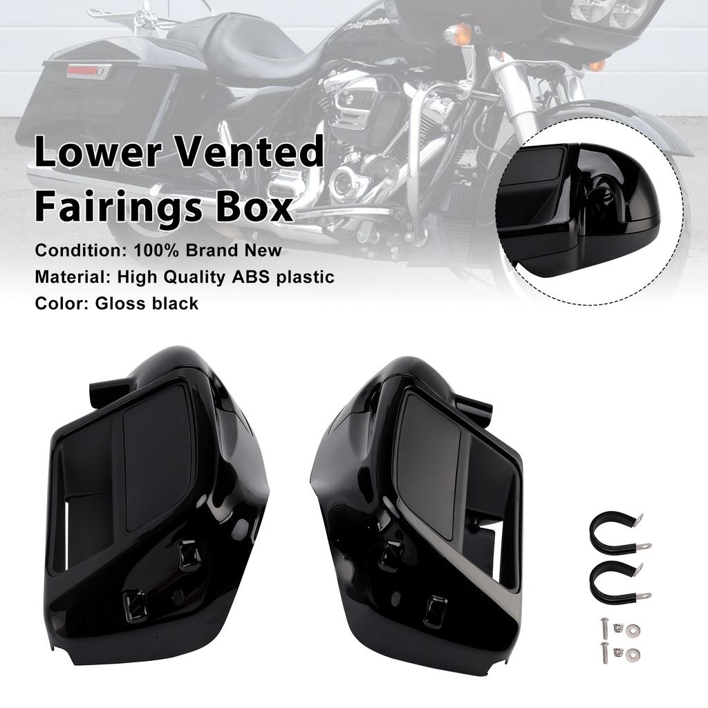 Lower Vented Fairings Box Fit For Touring Road Street Glide 2014-2024