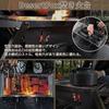 DesertFox Fire Pit Stand Barbecue Grill Compact Stainless Steel 2-4 People Lightweight Quick Assembly Foldable 3-in-1 Camping Height Adjustable 3 Case
