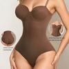 Bezešvý body shapewear pro plnoštíhlé s kosticovou podprsenkou, kontrola bříška a zúžení pasu pro společenské šaty, celotělový body shapewear pro ženy
