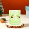 Hand Painted Christmas Juice Glasses 450ml Heat Resistant Coffee Mug Milk Juice Beer Cup Dining Table Decoration Cup
