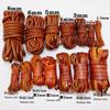 Shengbilai Retro Brown Flat Plastic Rope