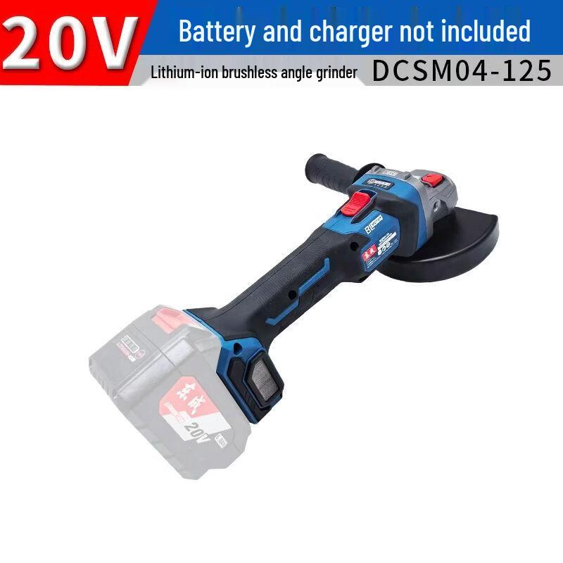 Dongcheng DCSM04-125 Brushless Cordless Angle Grinder CN plug (adapter included)