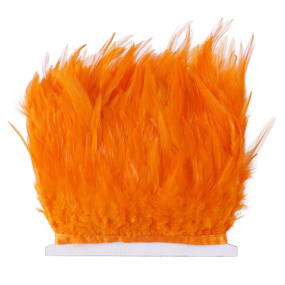 Feather4-6inch High Quality Chicken Feathers Trim Fringe 1meter Mint Green Rooster Feather Ribbon  Wedding Dress Creative Crafts Plumes