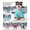 Warm Dog Coat 4 Legs Fullbody Covered Windproof Winter Dog Vest with Harness Reflective Turtleneck Dogs Snowsuit Puffer Jacket