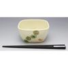 SOUSEN Microwave Pack, Green, 12cm, Seto Ware, Small, Bird Pattern