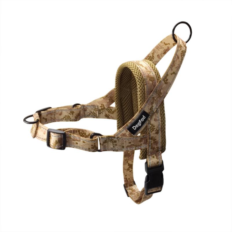 

Шлейка для собаки без рывков, регулируемый жилет для прогулок и тренировок питомца для средних и крупных собак, бульдог M