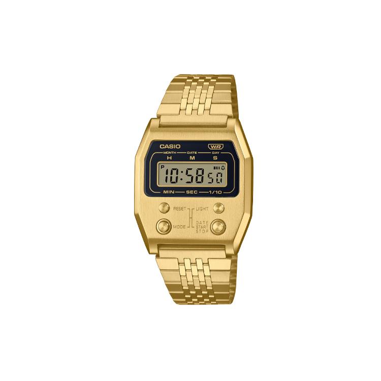 CASIO Men Black Watch A1100G-5 A1100G-5 Black Dial