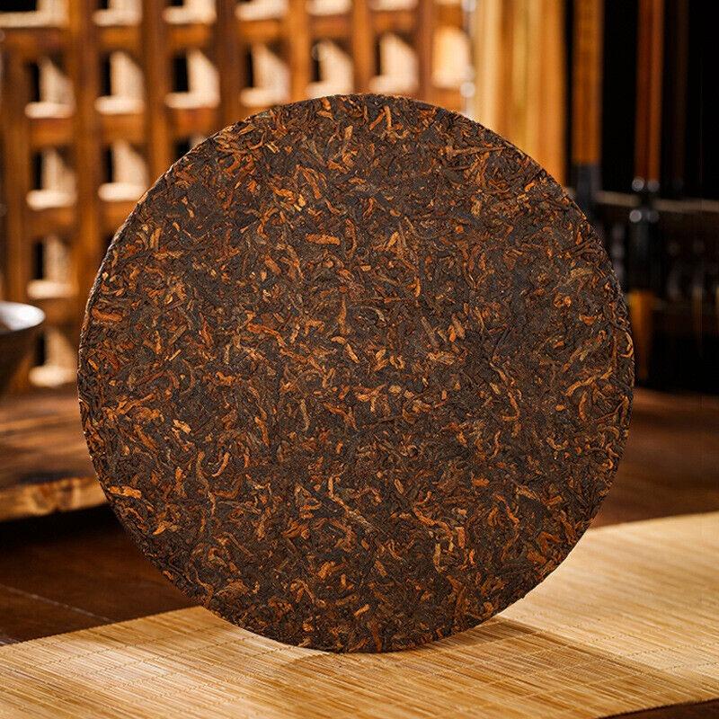 Yunnan Puerh Чай Пуэр Спелый чайный пирог Mystic Emperor Tribute Tea 357g/12.59oz — фото 2