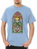 Hyrule Church Mens T-Shirt Mens Womens Tees Top Game Gamer VG Gaming Zelda Nerd Triforce Fan Link
