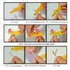 Cable Wire Punch Cutter Stripper Manual Pliers Essential Yellow Cable Stripper Tool for CAT 5 CAT 5e and CAT 6 Data Cables