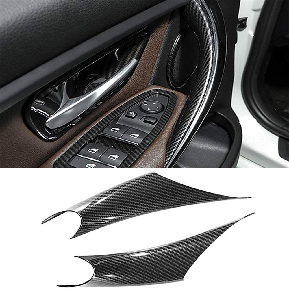 2PCS Door Handle Covers High Quality For BMW 3 4 Series F30 F31 F32 F36 Driver Passenger Side Door Pull Handle Trim
