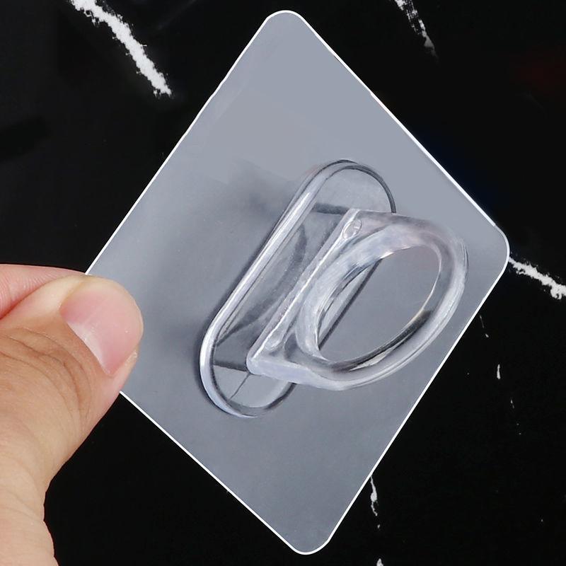 4/8Pcs Wall-Mounted Multifunctional Hooks Free Punching Seamless Paste Rack