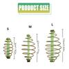 10pcs Baits Thrower Feeder Saltwater Fishing Accessories Feeder Basket Fishing Spring Feeder Coil Inline Method Feeder