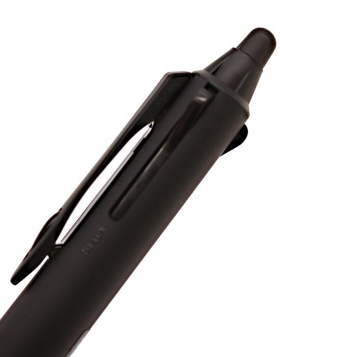 PILOT Limited Friction Ball 3 Wood [Full Black] Erasable Ballpoint Pen P-LTFBW323-15-B (Red, Blue, Black)