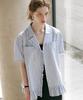 Dyuidyui Summer Frill Shirt_Blue