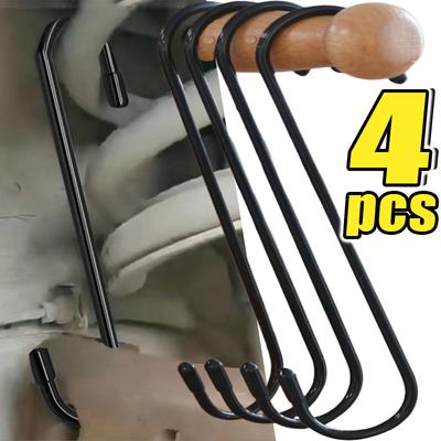 S-hook Suspension Disc Repair Caliper Hook Car Brake Brake System Maintenance Hook with Cap Brake Pad Replacement Repair Tool