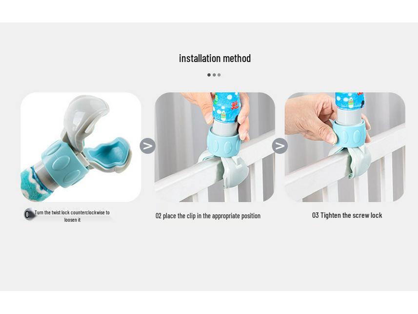 Happy Monkey Newborn Clip-On Mobile Toy: Bed, Stroller, Car Clip & Rattle Ornament.