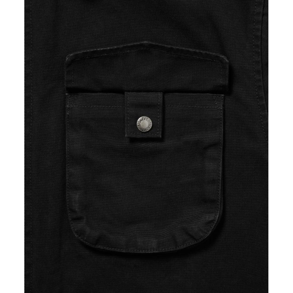 Thisisneverthat Washed Zip Shirt Black