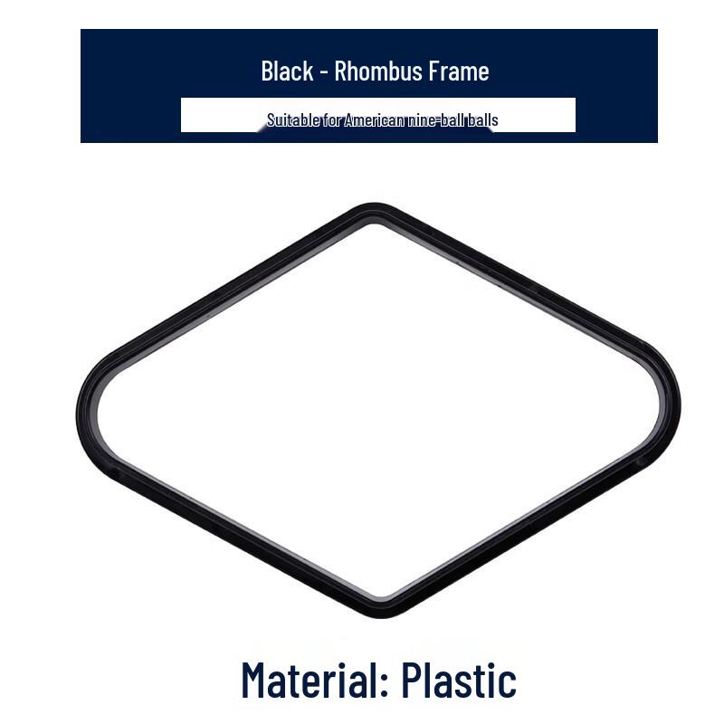 

Plastic 9-Ball Diamond Billiard Rack